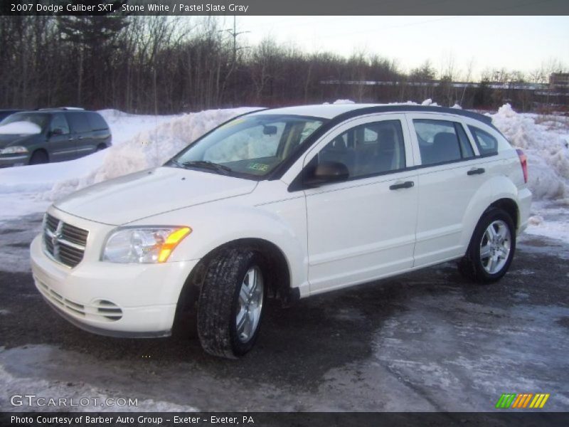Stone White / Pastel Slate Gray 2007 Dodge Caliber SXT