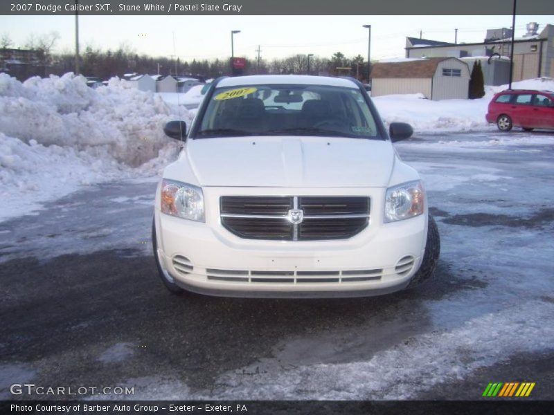 Stone White / Pastel Slate Gray 2007 Dodge Caliber SXT