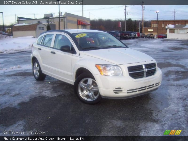Stone White / Pastel Slate Gray 2007 Dodge Caliber SXT