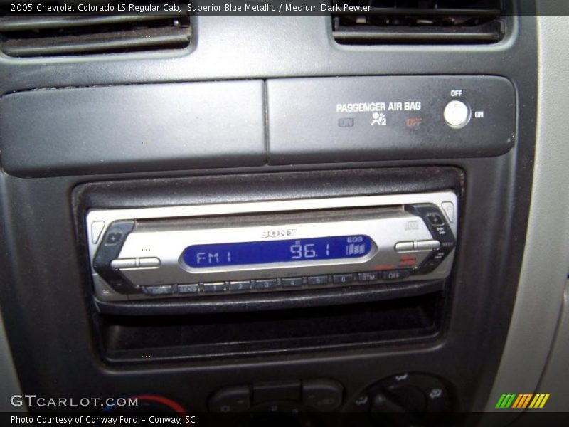 Superior Blue Metallic / Medium Dark Pewter 2005 Chevrolet Colorado LS Regular Cab