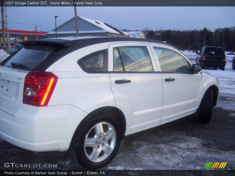 Stone White / Pastel Slate Gray 2007 Dodge Caliber SXT