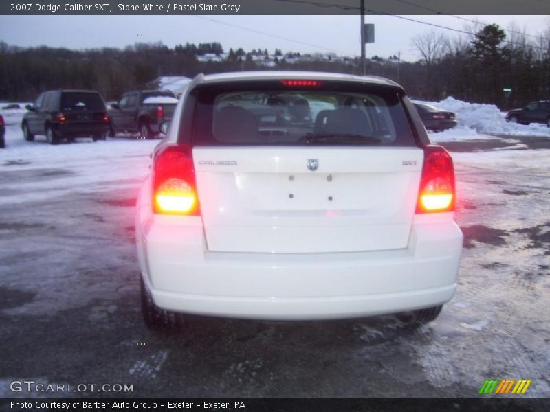 Stone White / Pastel Slate Gray 2007 Dodge Caliber SXT