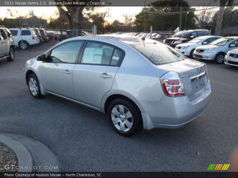 Brilliant Silver Metallic / Charcoal 2011 Nissan Sentra 2.0