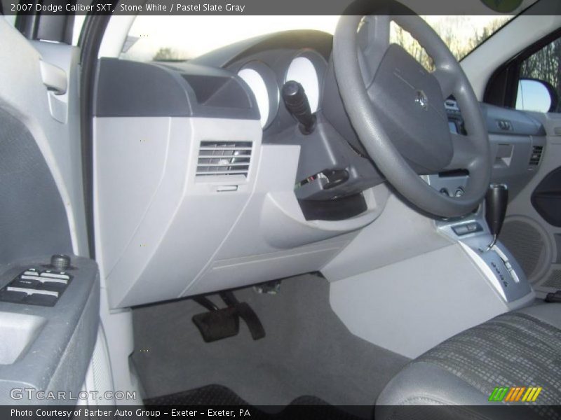 Stone White / Pastel Slate Gray 2007 Dodge Caliber SXT