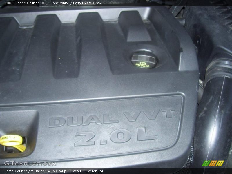 Stone White / Pastel Slate Gray 2007 Dodge Caliber SXT