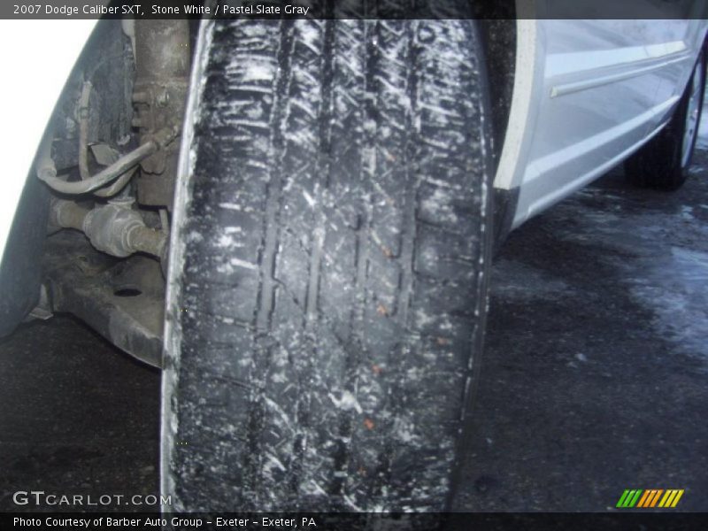 Stone White / Pastel Slate Gray 2007 Dodge Caliber SXT