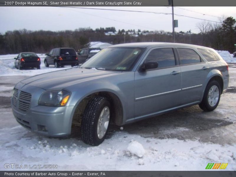 Silver Steel Metallic / Dark Slate Gray/Light Slate Gray 2007 Dodge Magnum SE