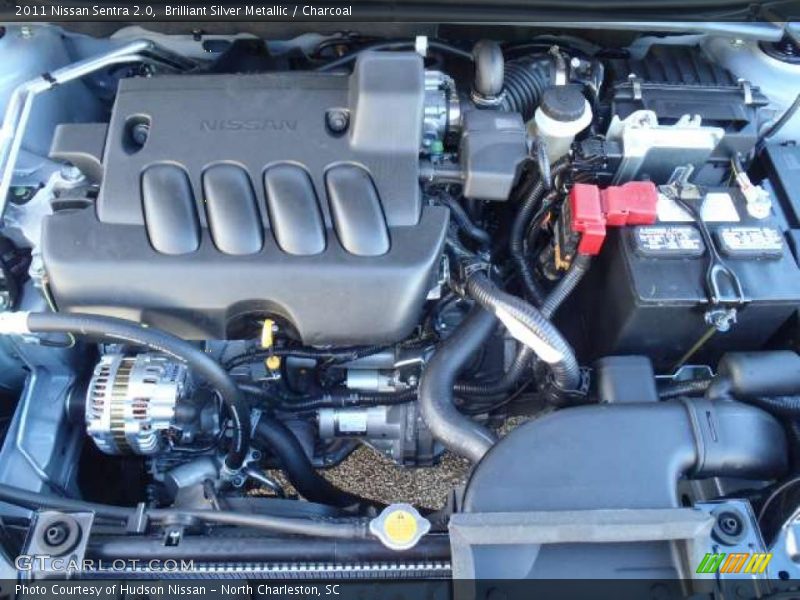 Brilliant Silver Metallic / Charcoal 2011 Nissan Sentra 2.0