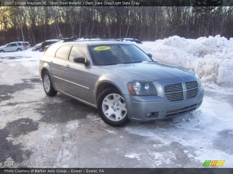 Silver Steel Metallic / Dark Slate Gray/Light Slate Gray 2007 Dodge Magnum SE