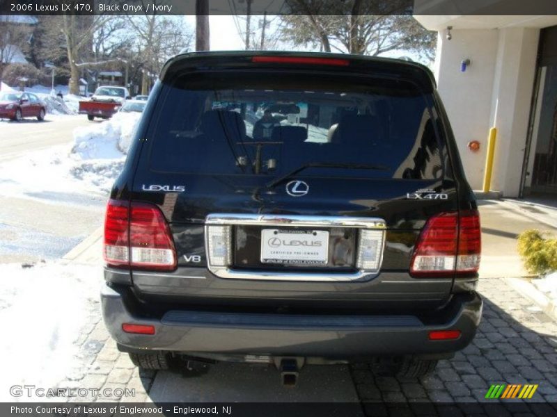 Black Onyx / Ivory 2006 Lexus LX 470