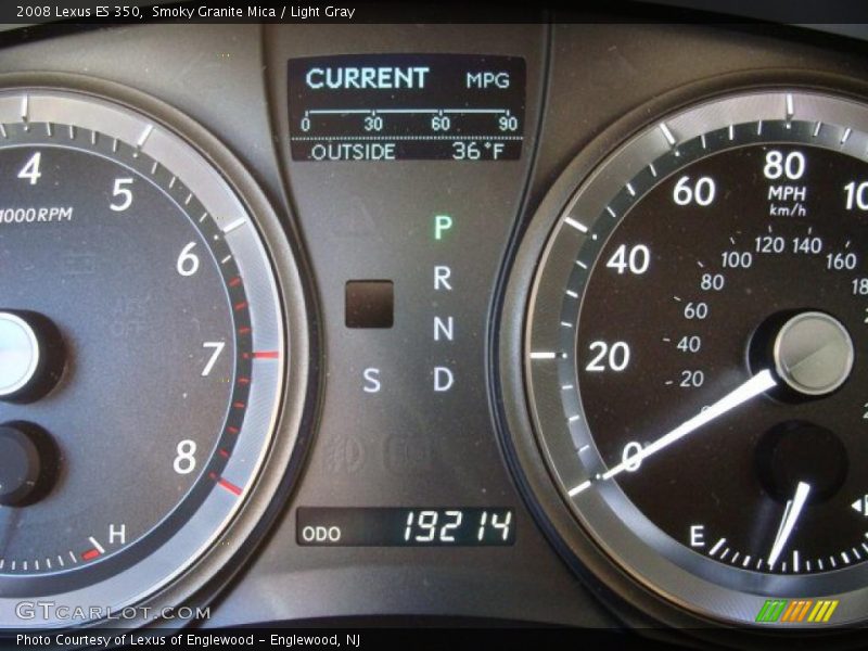 Smoky Granite Mica / Light Gray 2008 Lexus ES 350