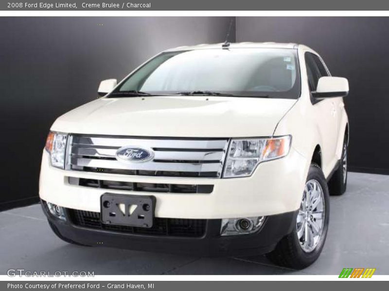 Creme Brulee / Charcoal 2008 Ford Edge Limited