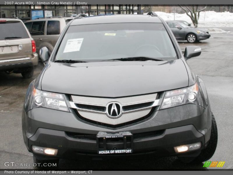 Nimbus Gray Metallic / Ebony 2007 Acura MDX