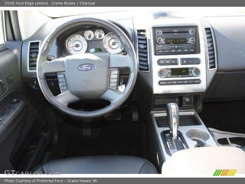 Creme Brulee / Charcoal 2008 Ford Edge Limited