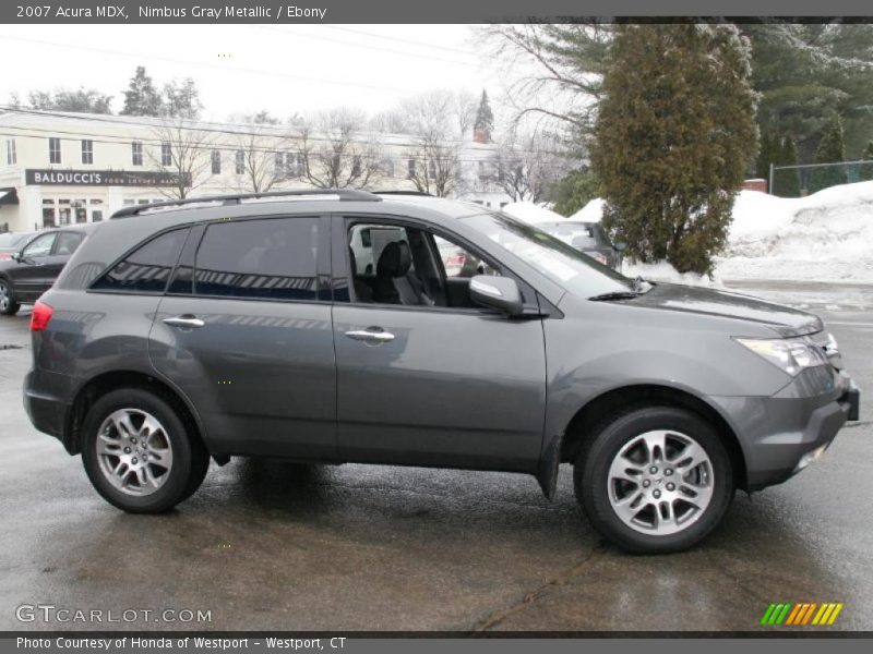 Nimbus Gray Metallic / Ebony 2007 Acura MDX