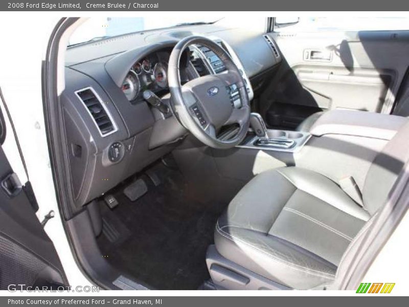 Creme Brulee / Charcoal 2008 Ford Edge Limited