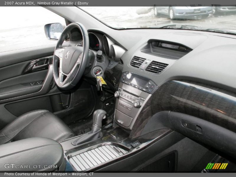 Nimbus Gray Metallic / Ebony 2007 Acura MDX