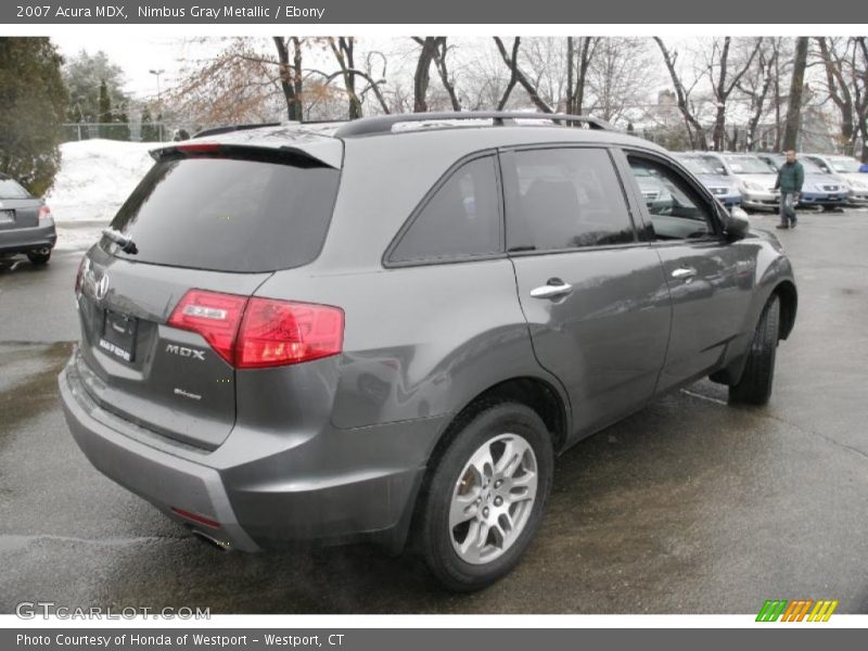 Nimbus Gray Metallic / Ebony 2007 Acura MDX