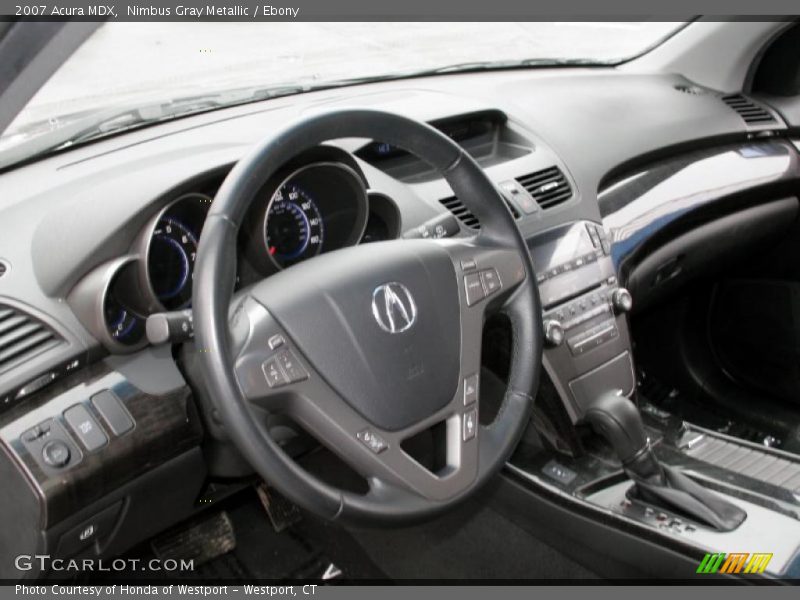 Nimbus Gray Metallic / Ebony 2007 Acura MDX