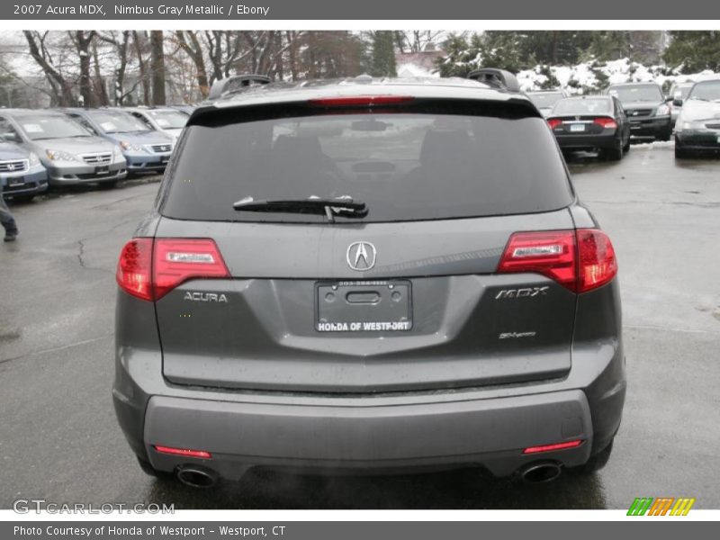 Nimbus Gray Metallic / Ebony 2007 Acura MDX