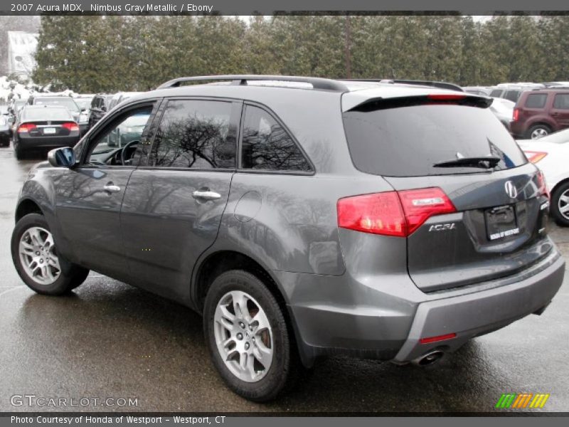 Nimbus Gray Metallic / Ebony 2007 Acura MDX