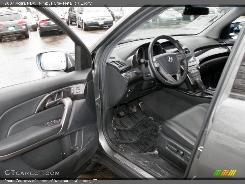 Nimbus Gray Metallic / Ebony 2007 Acura MDX