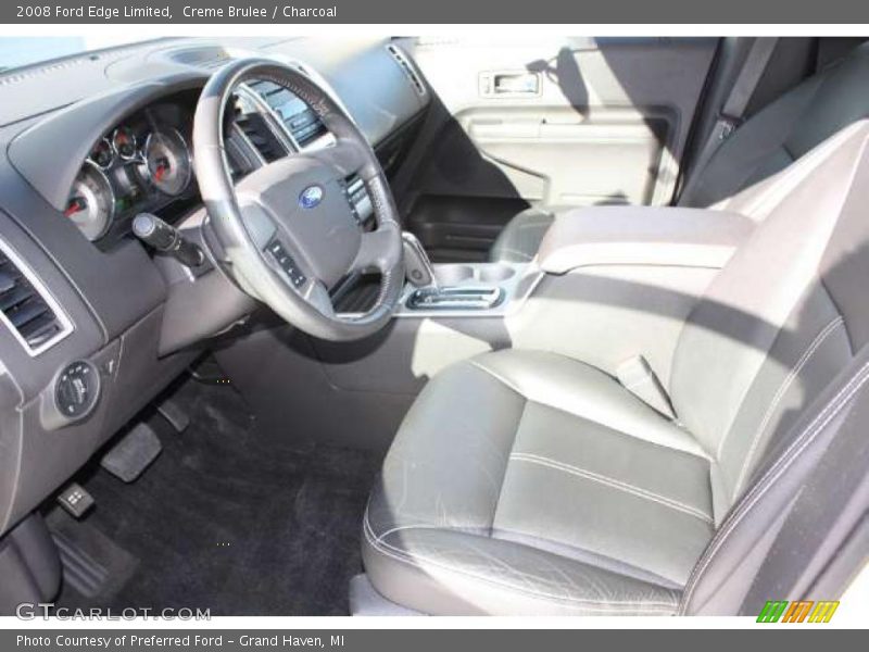 Creme Brulee / Charcoal 2008 Ford Edge Limited