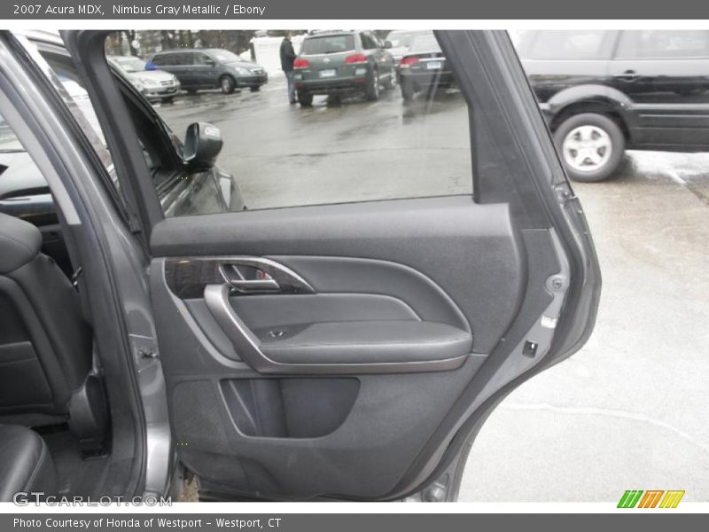 Nimbus Gray Metallic / Ebony 2007 Acura MDX