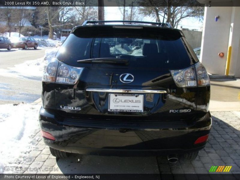 Black Onyx / Black 2008 Lexus RX 350 AWD