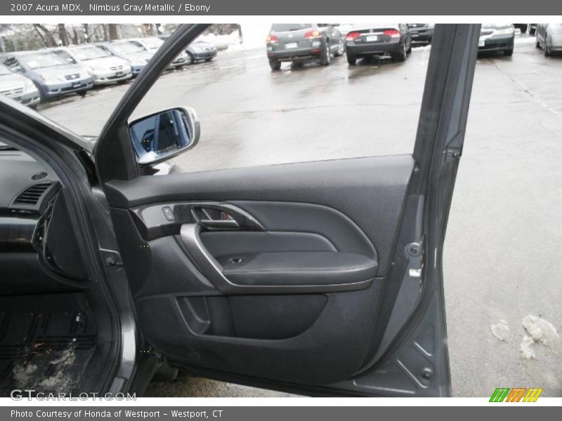 Nimbus Gray Metallic / Ebony 2007 Acura MDX