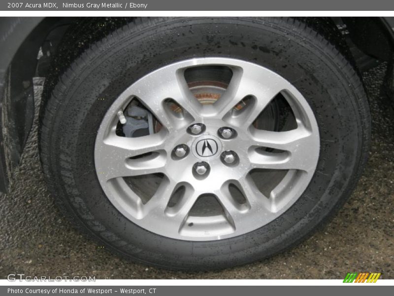 Nimbus Gray Metallic / Ebony 2007 Acura MDX