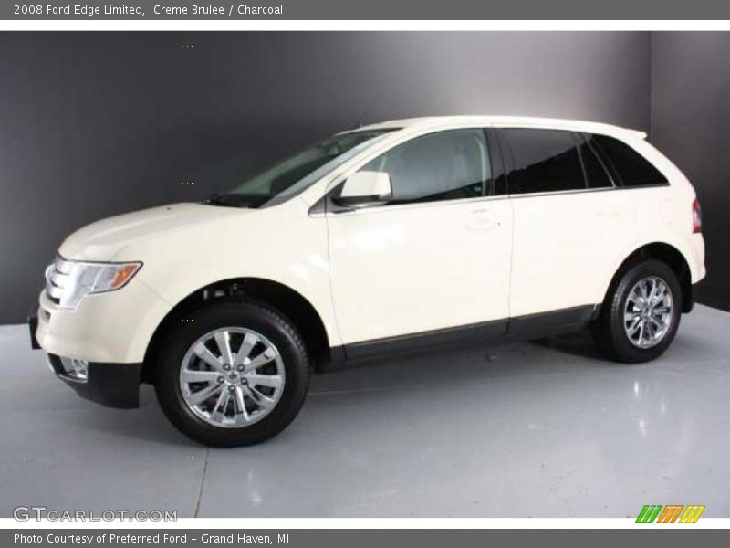 Creme Brulee / Charcoal 2008 Ford Edge Limited