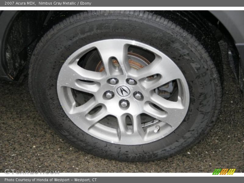 Nimbus Gray Metallic / Ebony 2007 Acura MDX