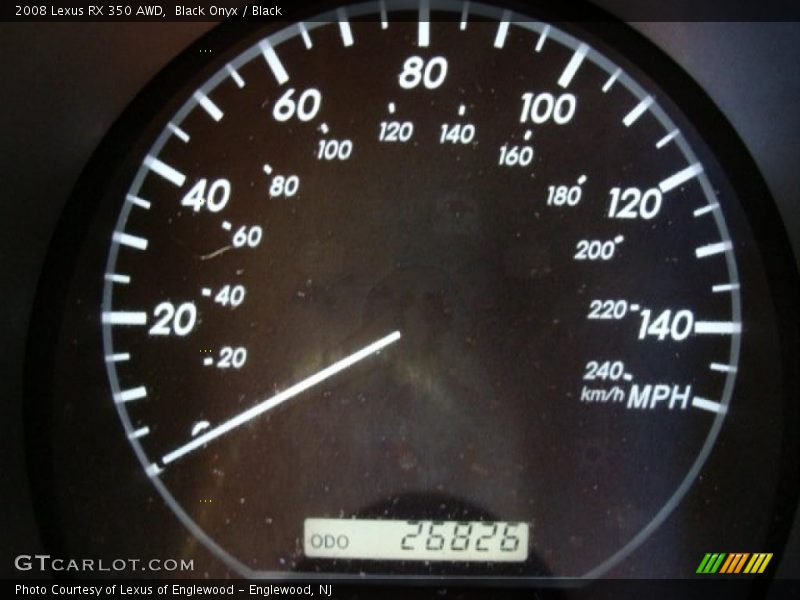 Black Onyx / Black 2008 Lexus RX 350 AWD