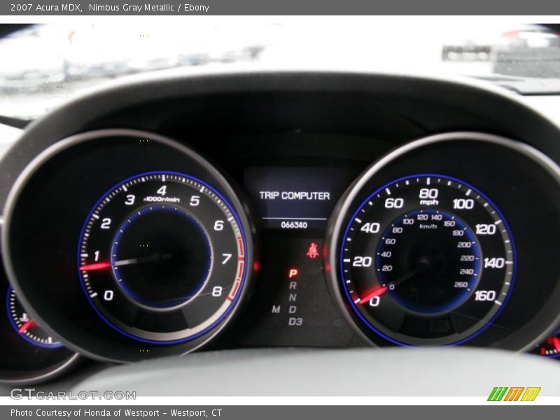 Nimbus Gray Metallic / Ebony 2007 Acura MDX