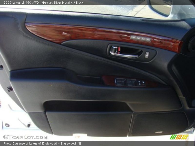 Mercury Silver Metallic / Black 2009 Lexus LS 460 AWD