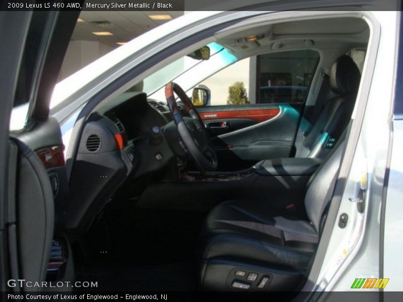 Mercury Silver Metallic / Black 2009 Lexus LS 460 AWD