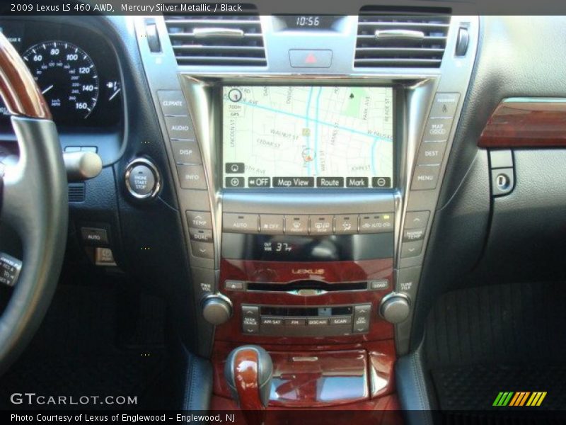 Mercury Silver Metallic / Black 2009 Lexus LS 460 AWD