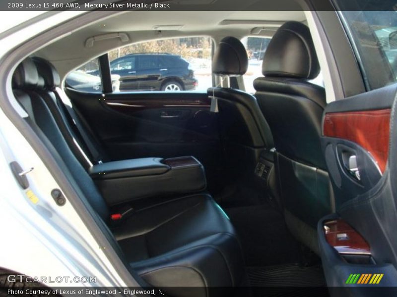 Mercury Silver Metallic / Black 2009 Lexus LS 460 AWD