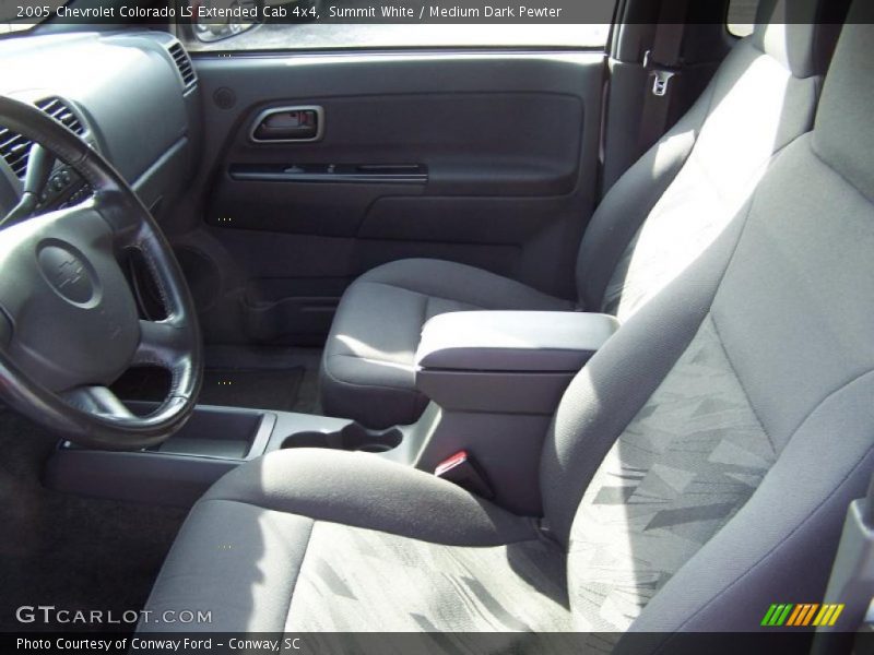 Summit White / Medium Dark Pewter 2005 Chevrolet Colorado LS Extended Cab 4x4