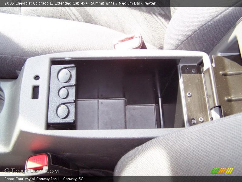 Summit White / Medium Dark Pewter 2005 Chevrolet Colorado LS Extended Cab 4x4