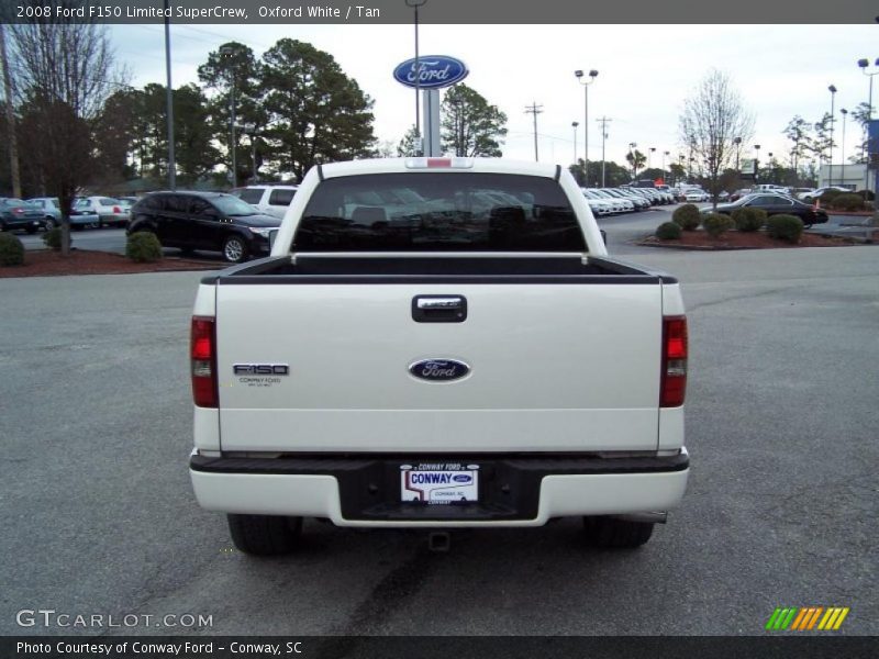 Oxford White / Tan 2008 Ford F150 Limited SuperCrew