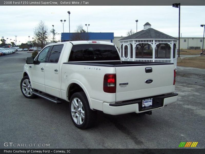 Oxford White / Tan 2008 Ford F150 Limited SuperCrew