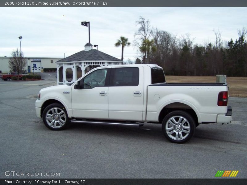 Oxford White / Tan 2008 Ford F150 Limited SuperCrew