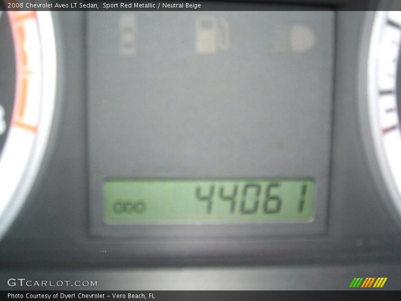 Sport Red Metallic / Neutral Beige 2008 Chevrolet Aveo LT Sedan
