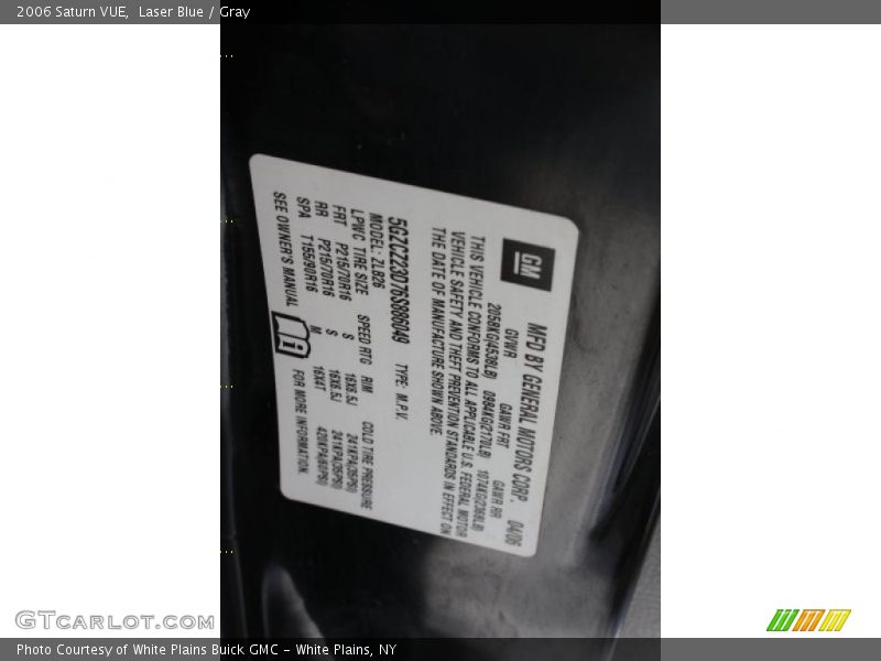Laser Blue / Gray 2006 Saturn VUE