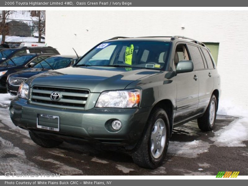 Oasis Green Pearl / Ivory Beige 2006 Toyota Highlander Limited 4WD