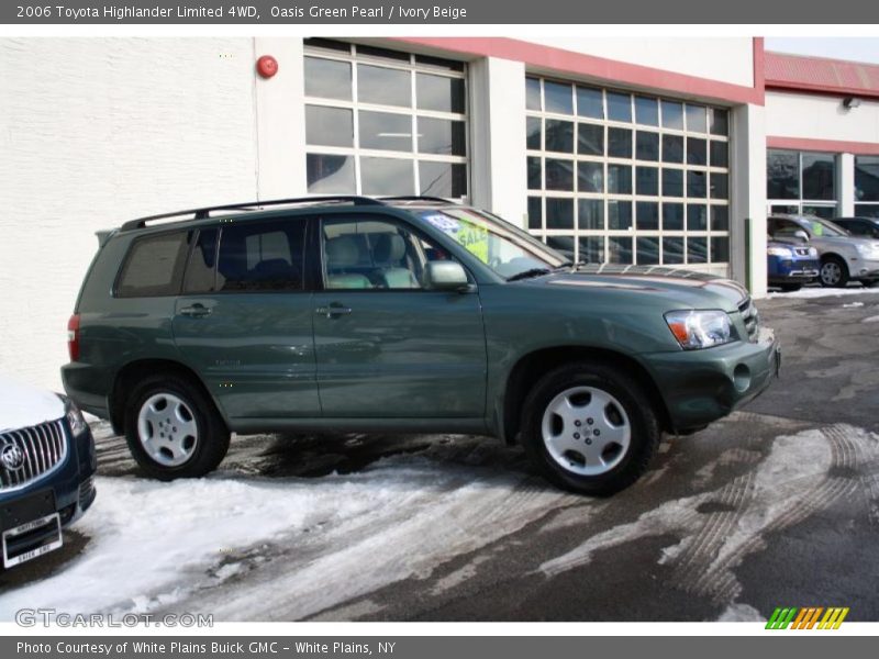 Oasis Green Pearl / Ivory Beige 2006 Toyota Highlander Limited 4WD