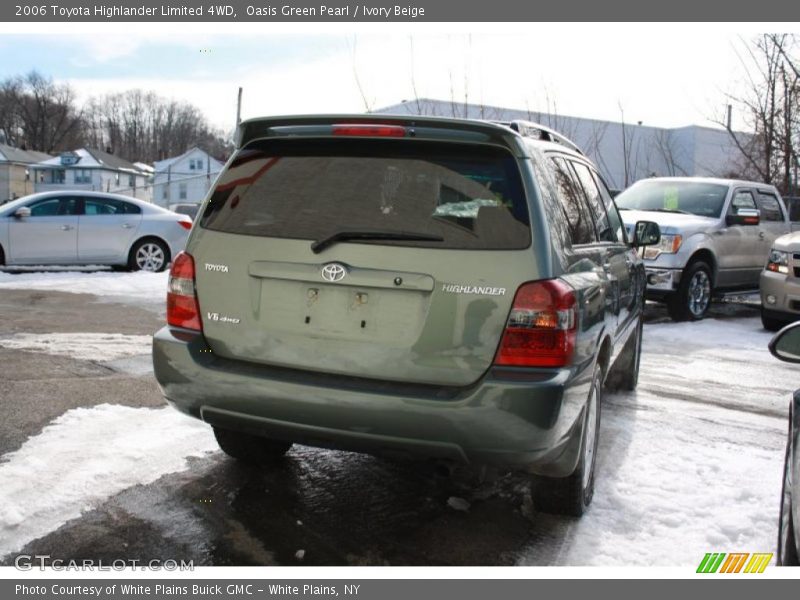 Oasis Green Pearl / Ivory Beige 2006 Toyota Highlander Limited 4WD