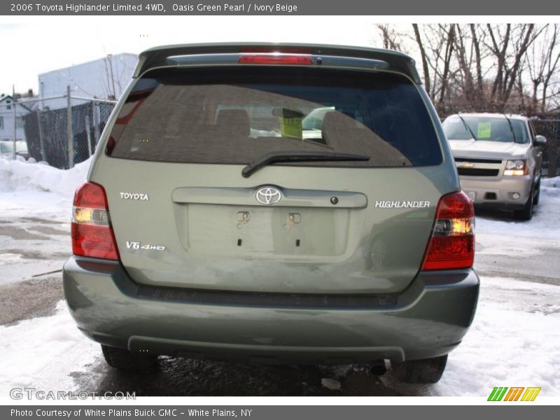 Oasis Green Pearl / Ivory Beige 2006 Toyota Highlander Limited 4WD